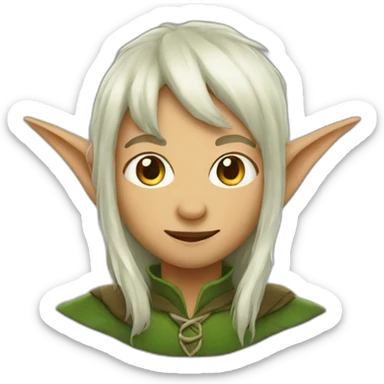 Elfe sticker