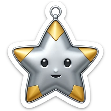 star shape charm sticker