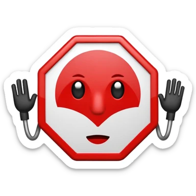 Vreau un emoji cu Stop MC adică sa fie împotriva motorcycle club sticker