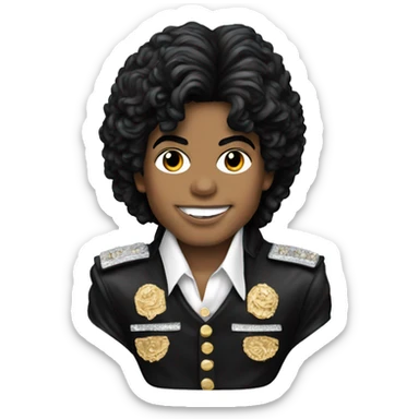 Michael Jackson 1987 sticker