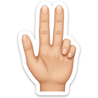 Un doigt qui attrape quelque chose sticker