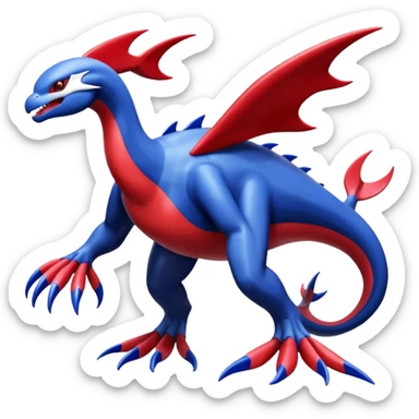 Yveltal-Kyogre-Lugia-Fakémon-hybrid-creature (full body)  sticker