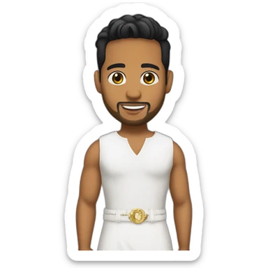 Romeo santos with a short dress sticker