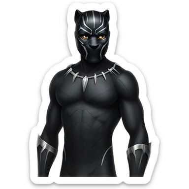 blackpanther full body wearing mask/  blackpanther mask ony sticker
