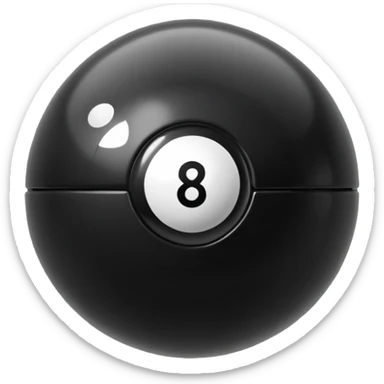 magic eight ball sticker