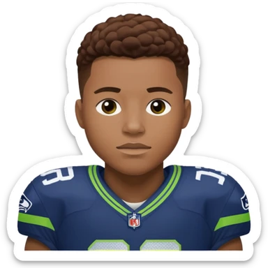 do an emoji of Seattle Seahawks' wide receiver Jaxon Smith-Njigba sticker