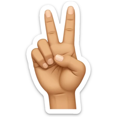 Create an emoji of a right hand. The thumb and middle finger of the right hand are pressed together, with the index finger positioned between them. The remaining fingers are curled into a fist. Add motion lines around the emoji to indicate a downward hand movement. sticker