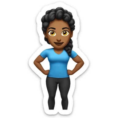 a Queen Crossfit sticker