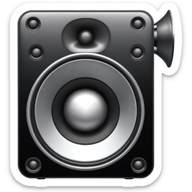 loudspeaker sticker