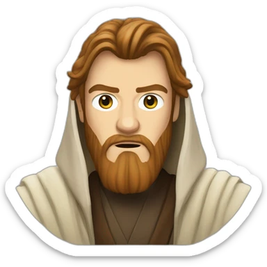 Obiwan kenobi giga chad sticker