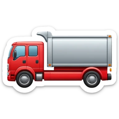 standard truck, clearly recognizable sticker