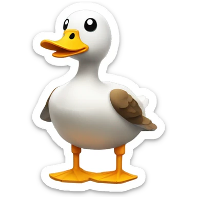 Crossy road duck sticker