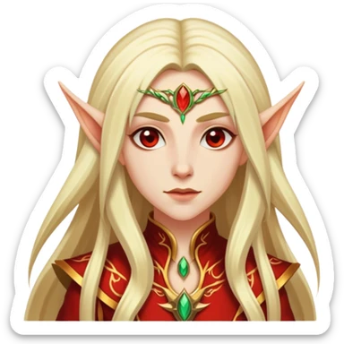 World of warcraft blood elf sticker