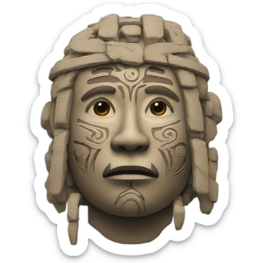 sacrifice aztèque sticker