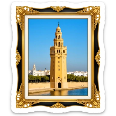 Torre del Oro tower Seville sticker