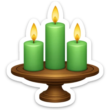 Mach mir einen emoji mit einer trading chart kerze  sticker