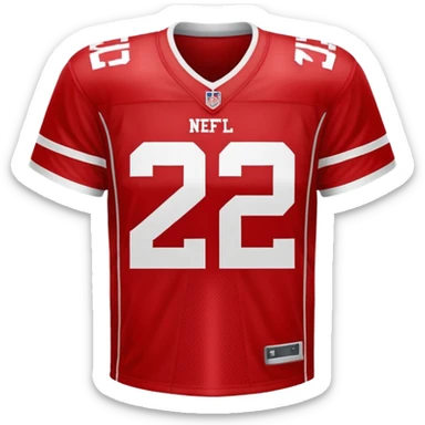 NFL players jersey | need only jersey no 22  sticker