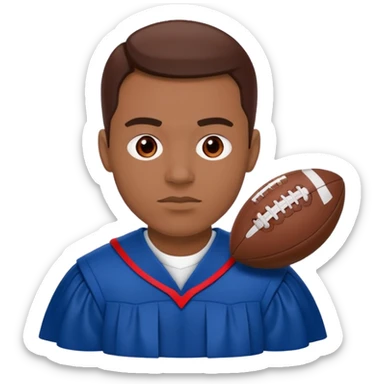 judge american football blue (#00A3E0) and red (#F9423A) sticker