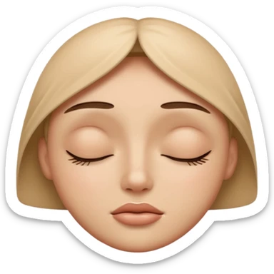 👁️ give me a version of the eye emoji at the begining of this prompt, but the eye is closed
the 4th thing you generated in the most recent generation... yes that is an example of a human face with eyes closed now give me a single eye that is closed as an emoji

 sticker