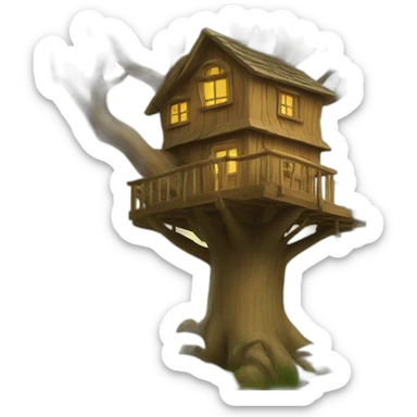 Treehouse sticker