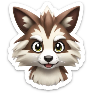 Furret Zigzagoon Lycanroc sticker