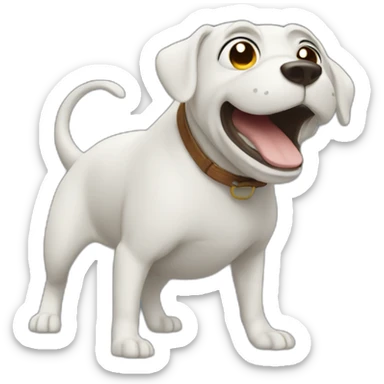 Rana saltando sticker