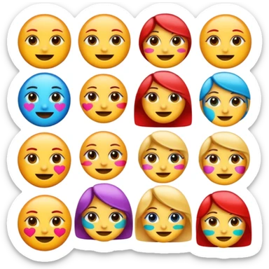 Emojis de maquillaje  sticker