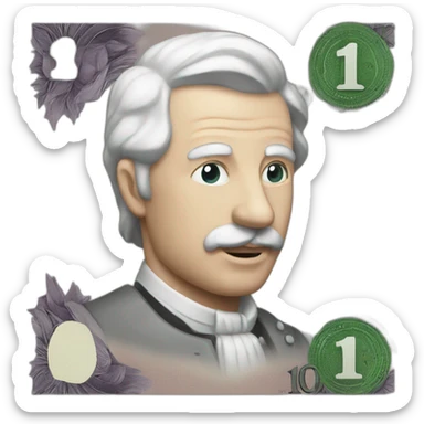 Great British pound sticker