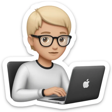 online research in laptop and black friday deals sticker