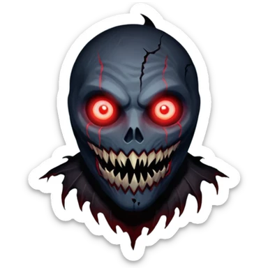 creepy dark entity from dead by daylight emoji sticker