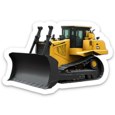 a CATERPILLAR dozer with cowboy hat sticker