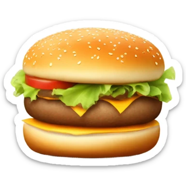 Buns for burger  sticker