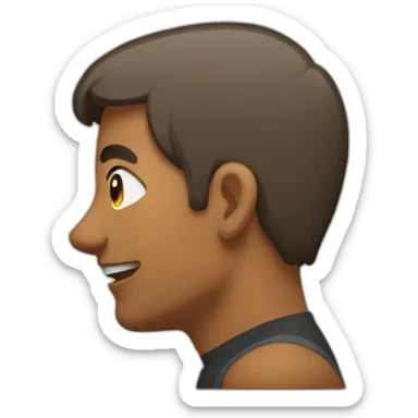 Personne à quatre patte sticker