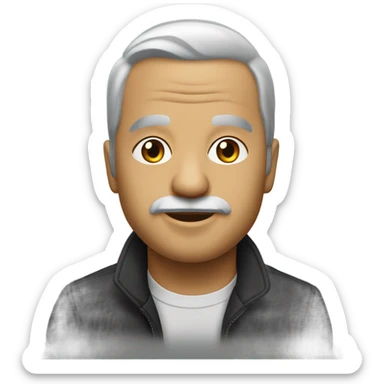 Müzik dinleyen kız sticker