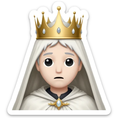 the pale king from hollow knight sticker