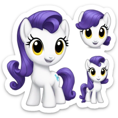 Rarity mlp sticker