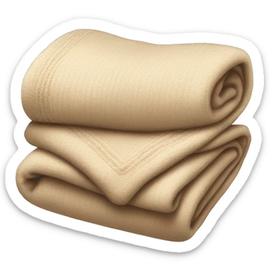 cozy beige blanket sticker