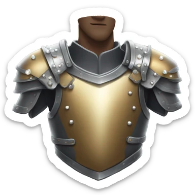 torso armor with sparkling parts sticker