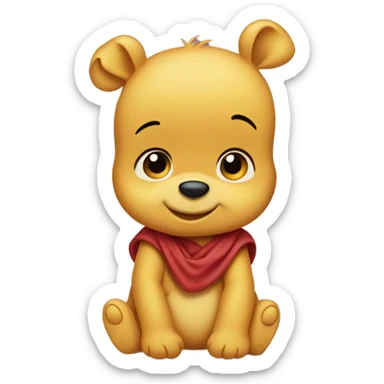 Baby Winnie the Pooh  sticker