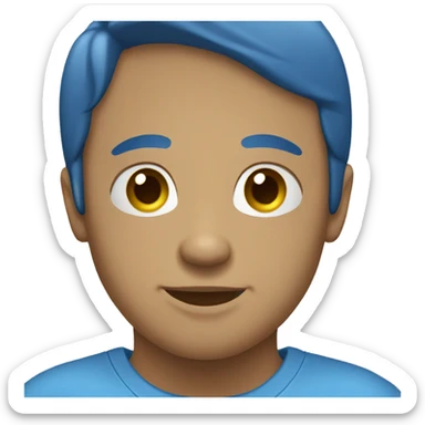 blue long sleeved tshirt without person sticker