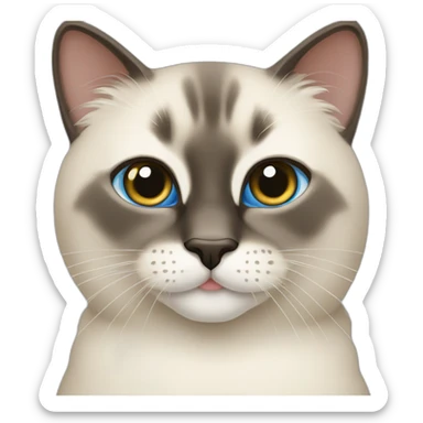 Cat siamois sticker