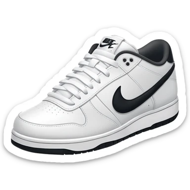 Nike shoes white street shoes sticker