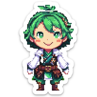 joyful Skirk from Genshin Impact sticker