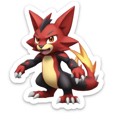 Guilmon-Torracat-Zoroark full body sticker