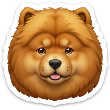 Chow chow dog sticker