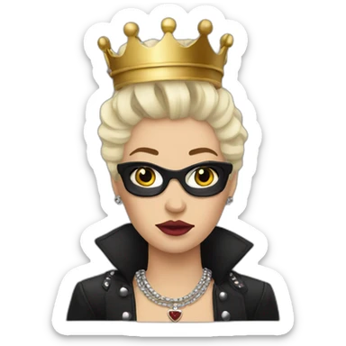 Punk Queen of england sticker