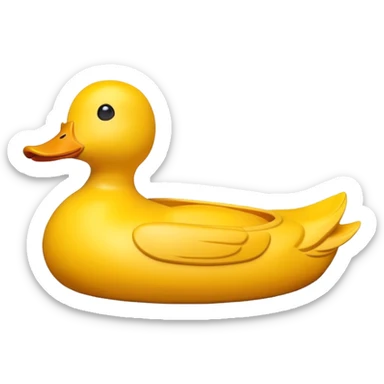  Duck shaped boat sticker