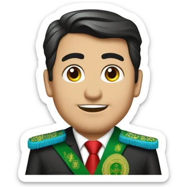 Saparmurat Niyazov president Turkmenistan sticker