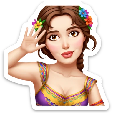 Traditional Dancer sticker