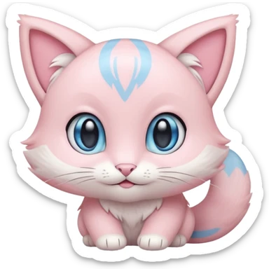 Pastel Mew-Pokémon sticker